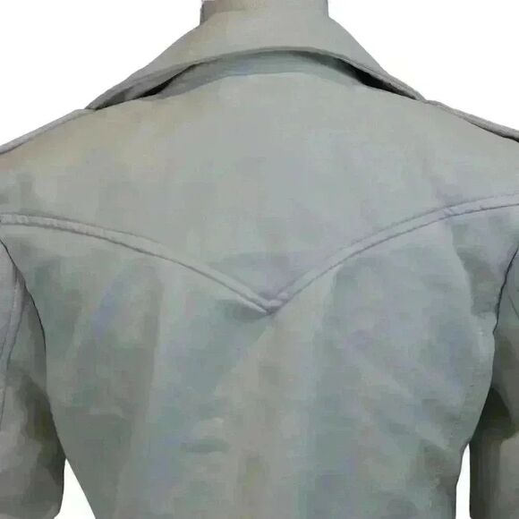 Blank NYC White Vegan Leather Moto Jacket – Size S - Picture 5 of 11